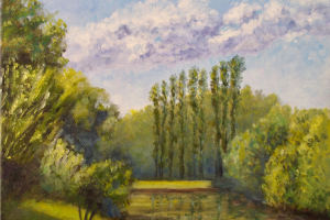 The Poplars by the Lake